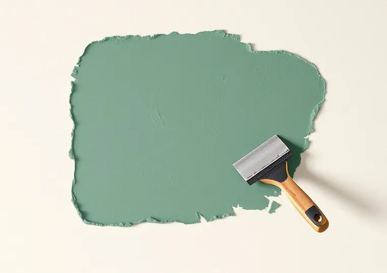 Application d'un enduit décoratif à la lisseuse sur un mur
